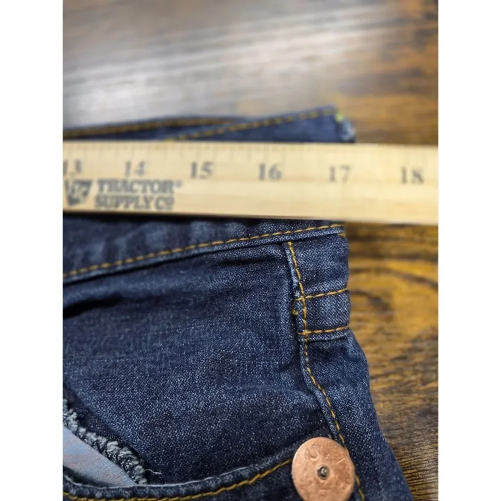 True Religion World‎ Tour Bootcut Jeans 34 Billy Supert Flap Pockets Denim READ!